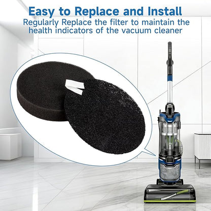3 Pack Replacement Vacuum Cleaner Filter Compatible with Bissell CleanView Upright Vacuum 1214 2252 2486 2489 2254 22543 24899 27909 2259 2260 Filters Replacement Part #1608225