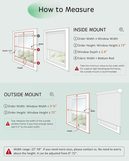 Yoolax Motorized Blinds App Control, Blackout Roller Shades for Windows, Cordless Automatic Shades Roller Window Blinds for Bedroom Living Room Office (Blackout Apex Black, 52" W x 72" H)