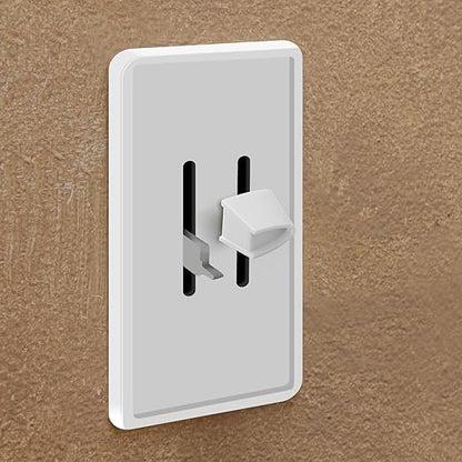 Hoolerry 8 Pcs Dimmer Switch Knob Dimmer Replacement Knob Compatible Replacement Set of Two Split for Compatible with Lutron Skylark Fan Speed & Light Control (White)