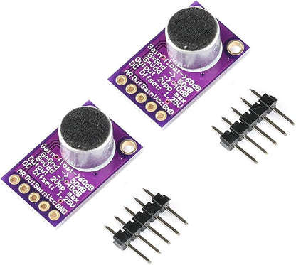 EC Buying 3Pcs MAX9814 Microphone Amplifier Module Electret Microphone Amplifier Module MIC Microphone Sound Amplification Microphone Head Sensor Auto Gain Control Release Ratio Low THD for Arduino