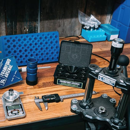 Frankford Arsenal F-1 Single Stage Press and Reloading Accessories with Powder Measure, Hand Primer, for Reloading, Seating, and Gunsmithing