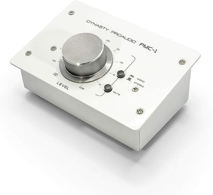 DYNASTY PROAUDIO PMC-1 Premium Passive Stereo Monitor Volume Controller With Large Volume Knob For Extremely Precise Level Adjustments