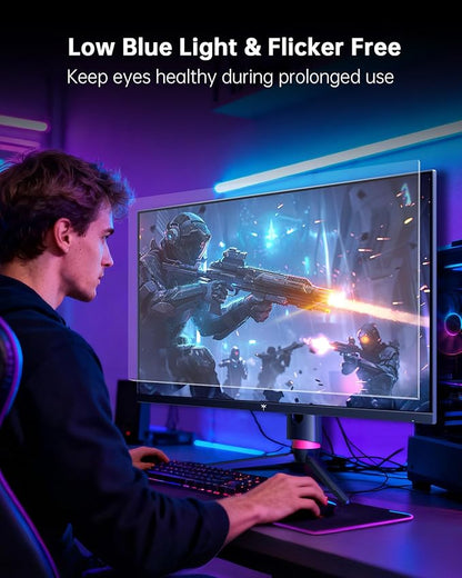KTC 32 Inch 4K Gaming Monitor, 165Hz UHD (3840x2160P) Fast IPS Screen, 1ms (MPRT), Adaptive Sync, 3000:1 Contrast,121% sRGB,HDMI 2.1 Display Port 1.4, Tilt/Height Adjustment, VESA Mount, H32P22P