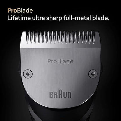 Braun Series 9 PRO All-in-One Beard and Body Trimmer for Men with Gillette Labs Razor, Cordless Grooming System with Precision Length Control, Rechargeable Electric Facial Hair Tool, AIO 9570