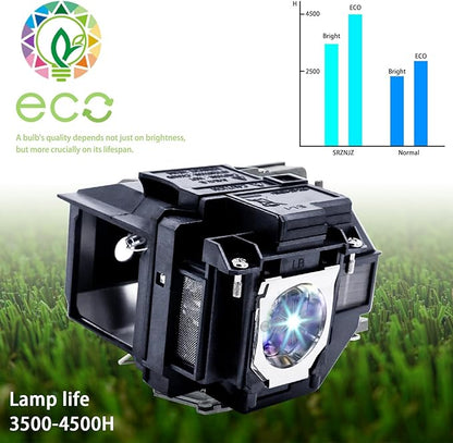 SRZNJZ ELP96 Original Replacement Projector Lamp Bulb for Epson ELPLP96 X39 W39 S39 109W VS250 VS350 VS355 EX3260 EX5260 EX9210 EX9220 EX7260 Powerlite Home Cinema 2150 1060 2100 660 760 760HD