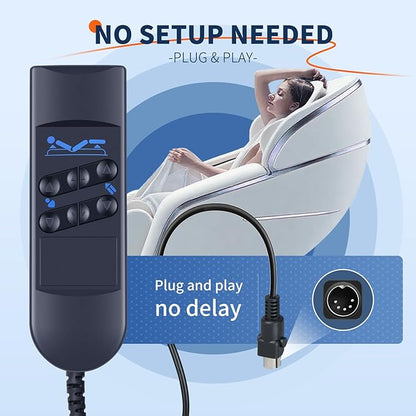 GWVEE Replacement Remote Control for Okin Okimat II Bed Motor Hand Control Compatible with Refined Hospital Beds