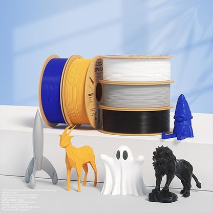 ELEGOO Rapid PLA Plus Filament 1.75mm Brown 1KG, PLA+ 3D Printer Filament for 600 mm/s High Speed Printing, Dimensional Accuracy +/- 0.02 mm, 1kg Cardboard Spool(2.2lbs)