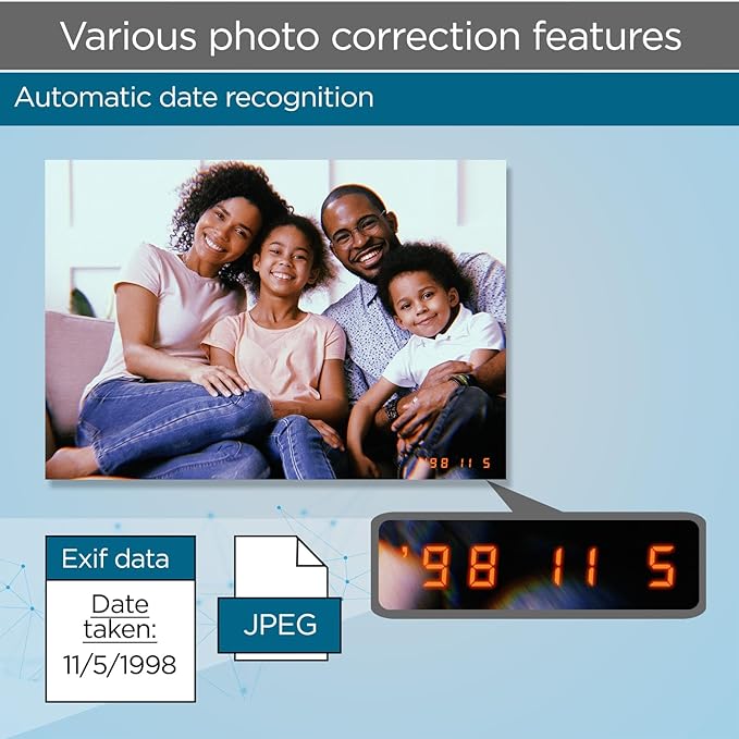 ScanSnap iX2500 Photo Edition Wireless or USB High-Speed Cloud Enabled Photo, Document & Receipt Scanner with Large 5" Touchscreen for Mac or PC, Black
