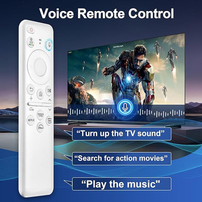 BN59-01432A for Samsung tv Remote, for Sam-Sung Solar tv Remote Replacement with Voice Rechargeable Solar Cell Compatible with Samsung Neo QLED 8K HDR Frame Smart TVs