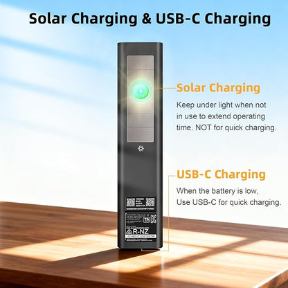 BN59-01357A Solar Voice Remote for Samsung TVs - Compatible with Frame/Neo QLED 4K/8K UHD Smart TVs (VG-TM2180ES/ZA), 3 App Shortcuts & Solar Charging