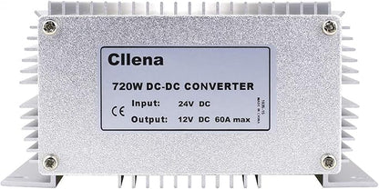 Cllena DC/DC 24V to 12V 60A 720W Buck Transformer Waterproof