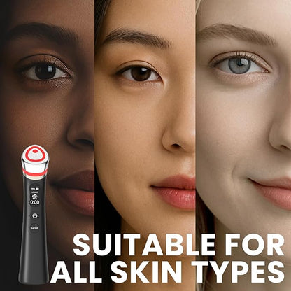 Face Lift Device – 8 in 1 Skin Tightening and Lifting, LED Light for Wrinkles, Fine Lines, Korean Skin Care, Spa-Grade Facial Massager Lifting & Firming Facial Sculpting Tool (Star White)