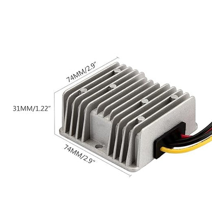 DC Voltage Boost Converter - 240W Automatic Boost Converter DC 24V to 48V 5A Waterproof Module for Golf Cart Club Car