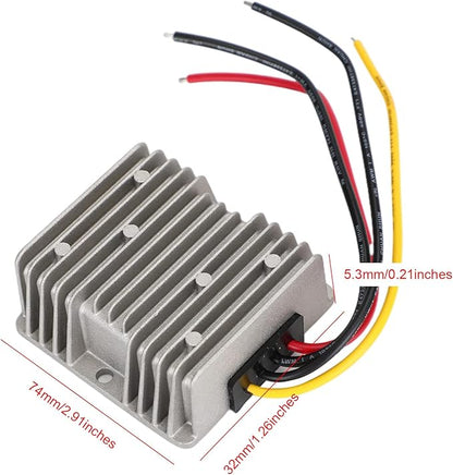 Areyourshop 12V to 28V 10A 280W Car Power Supply Step Up Converter Aluminum Waterproof DC/DC Converter Regulator Step Up