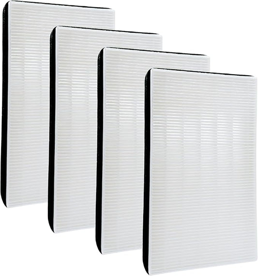 Nispira F1 C01 T02 HEPA Replacement Filter for 3M Filtrete Room Air Purifier FAP-C01-F1, FAP-T02-F1, FAP-C01BA-G1, FAP-T02WA-G1, FAP-ST02W, FAP-ST02N. 12 in. x 6.75 in. Part FAPF-F1-A. 4 Pack