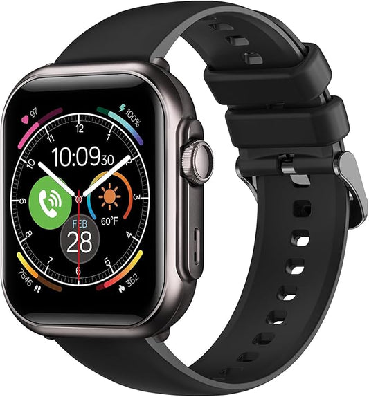 Banlvs Fitness Smart Watch for Men Women: 1.85" Smart Watch with 30 Days+1000 mAh Battery Life Make/Recive Call Heart Rate SpO2 Sleep Monitor 120+ Sport 5ATM Fitness Tracker