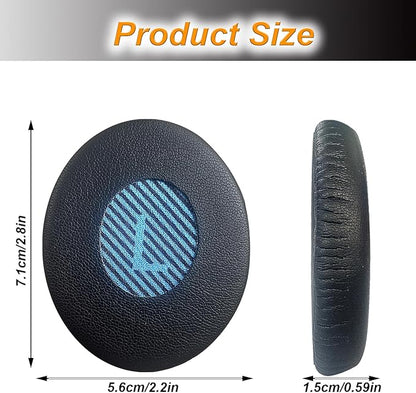 Replacement Ear Pads for Bose Ear 2 (OE2 & OE2i)/ SoundTrue On-Ear (OE),Headphones Ear Cushions Covers for SoundLink On-Ear (OE) Headset Accessories Ear Cups Repair Part 1 Pair-Black