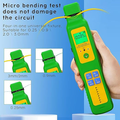 5-in-1 with RJ45 OPM LED Lighting A-507 Live Fiber Optic identifier with OFI Single Mode/Multi Mode Fiber Optic Cable identifier Detector FTTH Tool