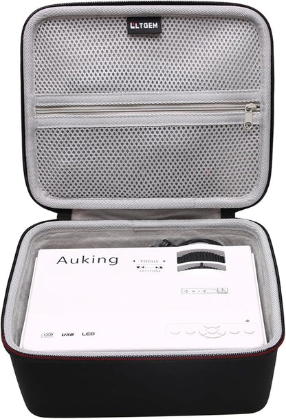 LTGEM Projector Case Compatible with AuKing Projector 2025/2024 Upgraded Mini Projector(Inside: 8.4"x7.2"x3.2"), Case Only