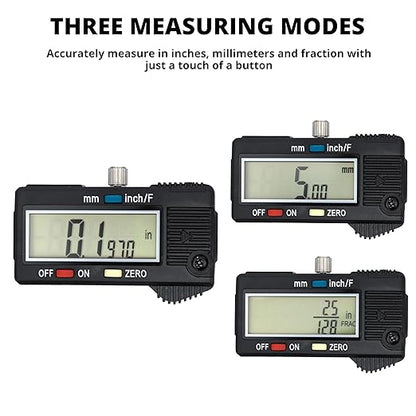 NEIKO 01407A Electronic Digital Caliper Measuring Tool, 0 - 6 Inches Stainless Steel Construction with Large LCD Screen Quick Change Button for Inch Fraction Millimeter Conversions, Digital Caliper Measuring Tool