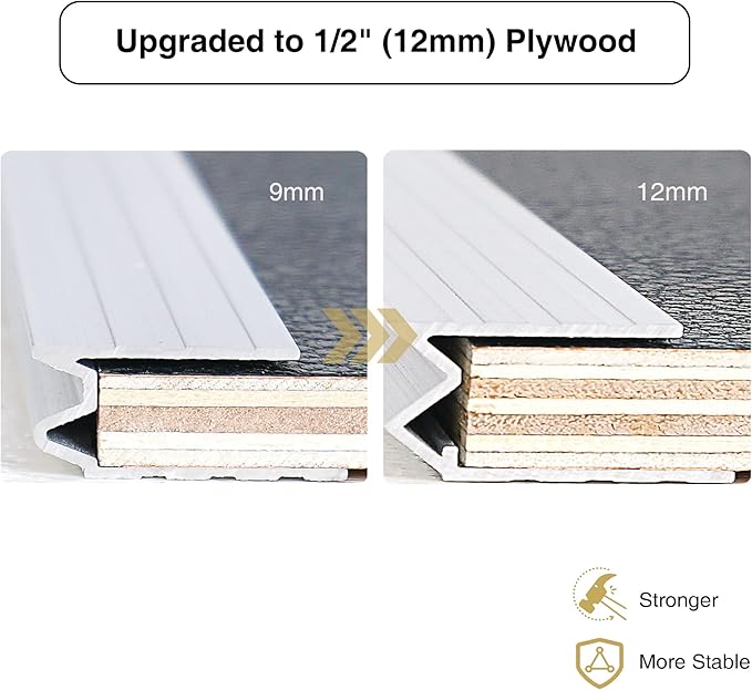 Sound Town Enhanced Thickness 1/2" (12mm) Plywood 10U Audio Rack/Road Case with 14U Slant Mixer Top, 25’’ Rackable Depth and Casters-Pro Tour Grade (STMR-DE10UW)