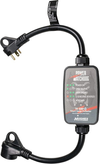 Power Watchdog PWD30, Bluetooth Surge Protector, 30 Amp, Portable, 14 Inch