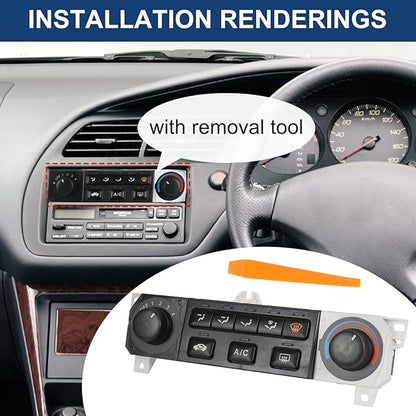 DICMIC A/C Heater Climate Control Module Compatible with 1998-2000 Honda Accord 1998-2004 Honda Odyssey Replace# 599-268, 79600-S84-A01ZA
