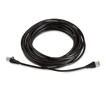 Amazon Basics RJ45 Cat 6 Ethernet Patch Cable, 1Gpbs Transfer Speed, Gold-Plated Connectors, 25 Foot - 10-Pack, Black