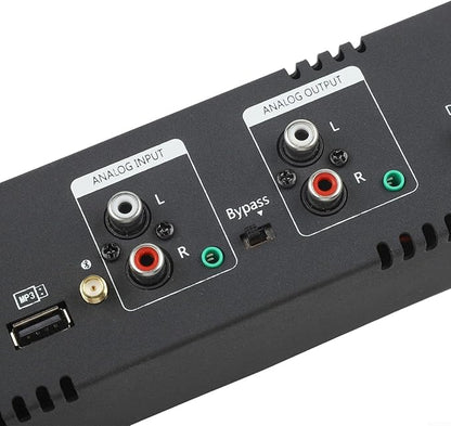 31-BMusic Spectrum Display Equalizer with Dual-Channel 15-BDSP Processing Full Color AGC Display Noise Reduction Remote Control 96kHz Sampling for Stage KTV Home Bar