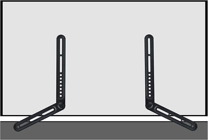 Dynavista Soundbar Mount Sound Bar TV Bracket for Mounting Above or Under TV, Fits 22lbs(10kg) with Adjustable Long and Short Extension Arm