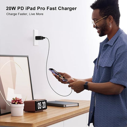 Matsusho iPhone 16 15 Charger Fast Charging 10 FT, 2 Pack 20W USB C Wall Charger with 10FT Type C Charger Cable Compatible for iPhone 16/16 Plus/16 Pro/16 Pro Max/15/15 Pro/15 Pro Max/15 Plus, Black