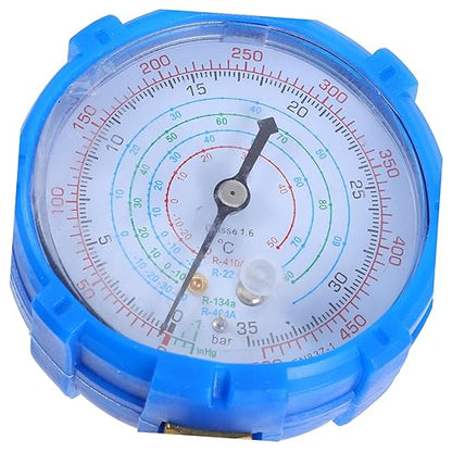AKOOSY Automotive Manifold Gauge Set High Pressure Gauge with Hoses for Car Air Conditioner Maintenance Cooling Pressure Monitor HVAC Tool for Efficient Repairs