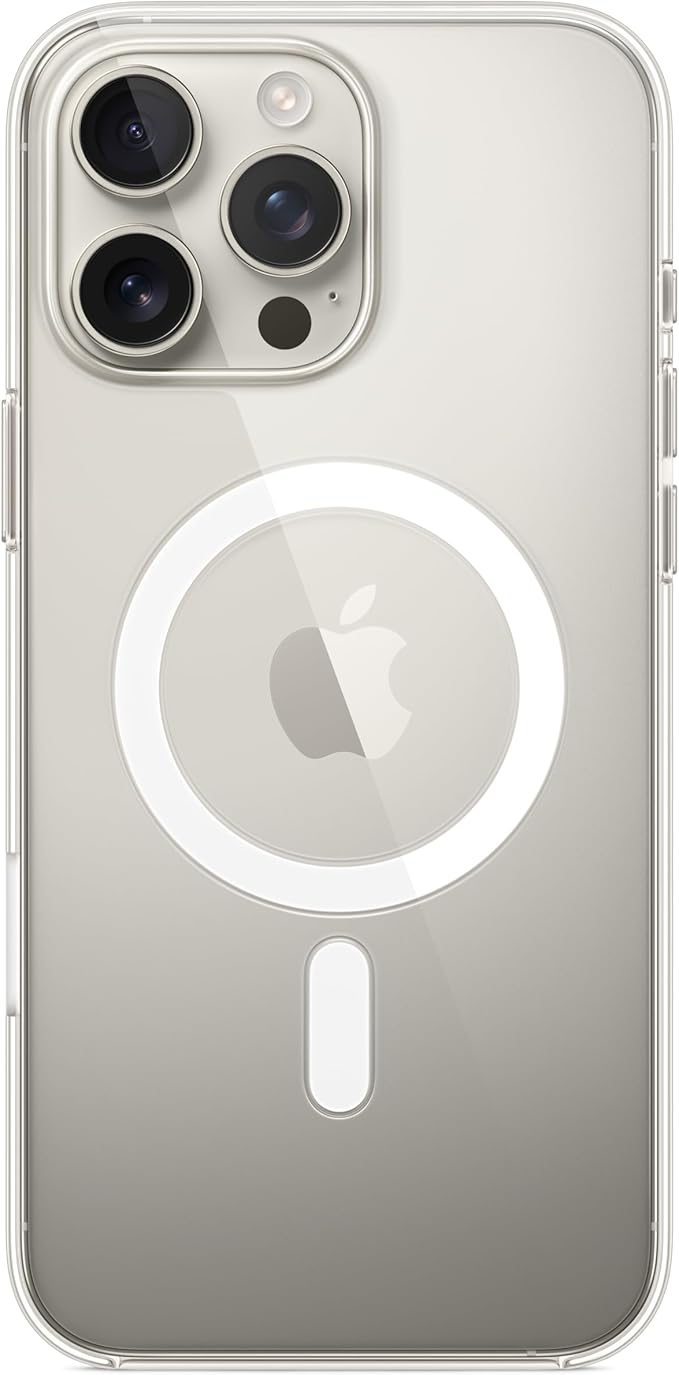 Apple iPhone 16 Pro Max Clear Case with MagSafe and Camera Control: Lightweight Phone Case, Wireless Charging Compatible, Smooth Glossy Finish