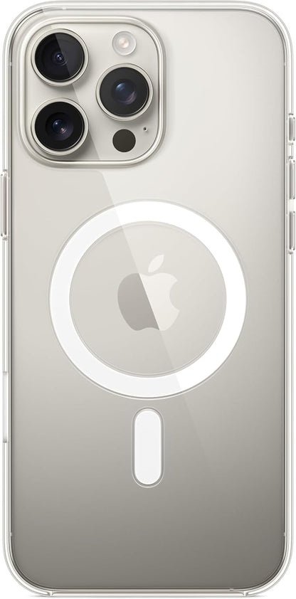 Apple iPhone 16 Pro Max Clear Case with MagSafe and Camera Control: Lightweight Phone Case, Wireless Charging Compatible, Smooth Glossy Finish