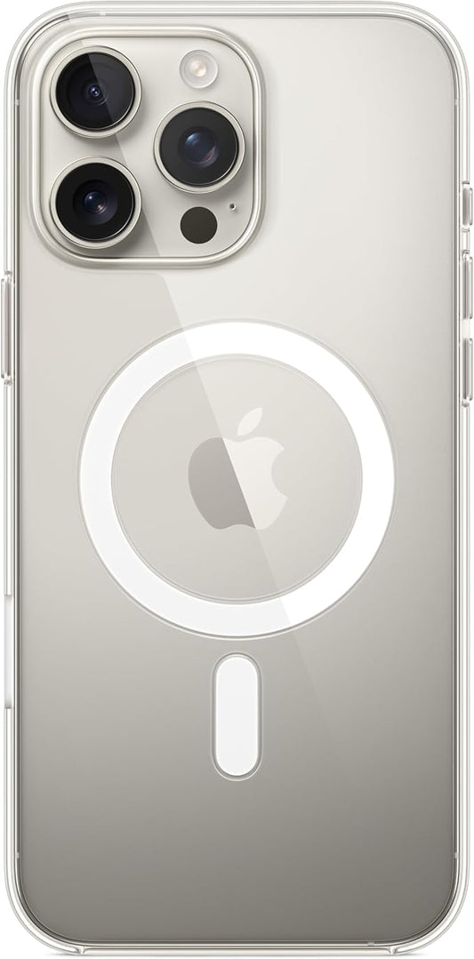 Apple iPhone 16 Pro Max Clear Case with MagSafe and Camera Control: Lightweight Phone Case, Wireless Charging Compatible, Smooth Glossy Finish