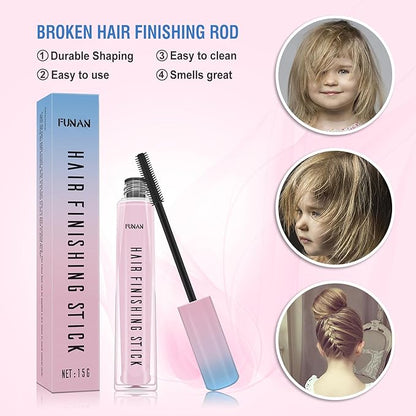 PasaRose Hair Finishing Stick 2 Pack for Small Broken Hair Cream/Gel for Women Naturally Refreshing, Non-Greasy and Non-Sticky