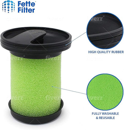 Fette Filter -1610335 Vacuum Filter Compatible with Bissell Multi Reach Cordless Vacuum Model # 1985 1985T 2151A 21512 21513 2151C 2151V Compare to Part # 1610335 (2QTY)