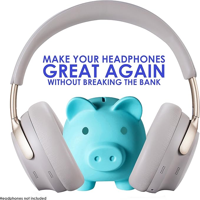 QC Ultra Replacement Ear pad and Headband Pad Kit Cushion Compatible with Bose QuietComfort Ultra Wireless Headphones (Sandstone). Easy DIY Installation + Great Comfort