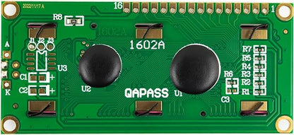 naughtystarts 2pcs 1602A LCD Display Module DC 5V 16x2 Character HD44780 Controller LCM Blue Blacklight for Arduino, Raspberry Pi Pico