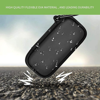 Heart Monitor Case Compatible with AliveCor Kardia Mobile ECG/for KardiaMobile 6L for Apple and Android Device - CASE ONLY (Dark Black)