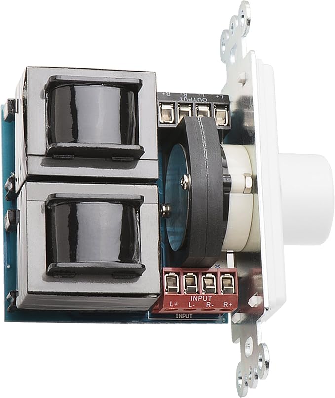 OSD Audio 300W Sleek, Modern, Minimalist Design in Wall Volume Control, Rotary Knob Almond Impedance Matching SLK300