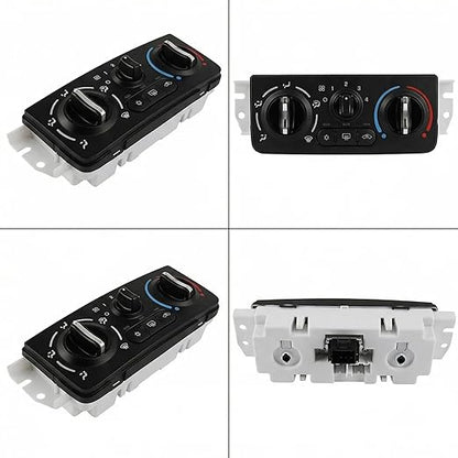 599-141 A/C Control Switch Air Conditioning Climate Control Module, Front Climate Control Module Panel for Chevrolet Cobalt 2005-2009 Pontiac G5 2007-2009, Replace OE# 15213133, 15217879, 15283518