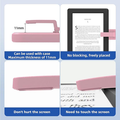 DATAFY Page Turner for Kindle Remote Control Page Turner Clicker for Kindle Paperwhite Oasis Kobo eReaders Reading Novels Kindle Accessories eBook Accessories with Storage Sleeves
