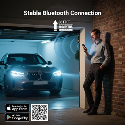 GOOLOO DEEPSCAN DS100 OBD2 Scanner Bluetooth，All System Diagnostic Tool Car Code Reader for iOS & Android, 6+ Reset Functions, Repair Guides, Check Engine, Wireless OBD-II Scan Tool on Vehicles 1996+