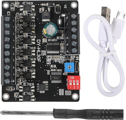 AITIAO 1PCS 30W Voice Playback Module, DC 9-24V Sound Module Music Player Voice Broadcast Device 9 Trigger Interfaces 8 I/O Trigger Modes Built-in 64Mbit Flash Storage
