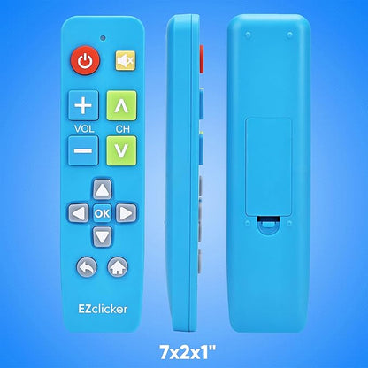Samsung Replacement TV Remote Compatible with Samsung TV's ONLY (Blue) Big Button TV Remote Control, Simplified and Easy to Use (2xAAA Batteries not Included)