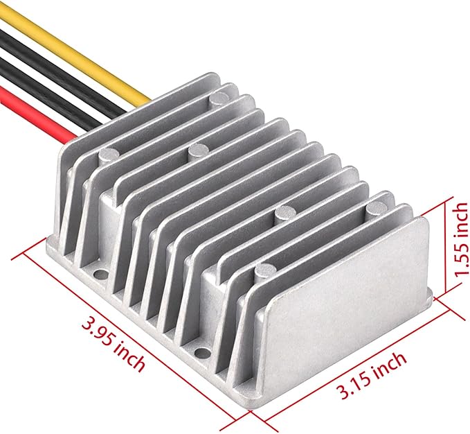Cllena DC/DC 24V 36V to 48V Boost Converter 10A 480W Step Up Voltage Regulator Module Car Power Supply Voltage Transformer (Input 20V-42V)