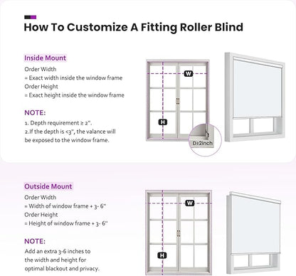 Astomi Motorized Blinds with Remote - Blackout Smart Roller Shades Compatible with Alexa & Goggle Home, Solar Rechargeable, Custom Size 22" - 100" for Indoor Window, Brown