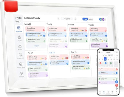 Calendar, 10.1" WiFi Smart Wall Calendar & Chore Chart,
