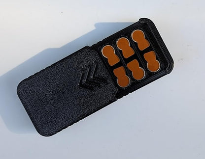 3BP - Size 312 Hearing Aid Battery Case, New Slim Design Pocket Size Storage Container (MEDIUM (6))"
